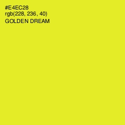 #E4EC28 - Golden Fizz Color Image